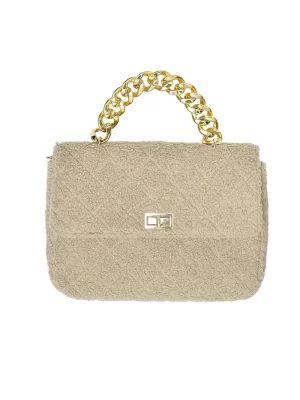 Handtas Flap Teddy - Beige