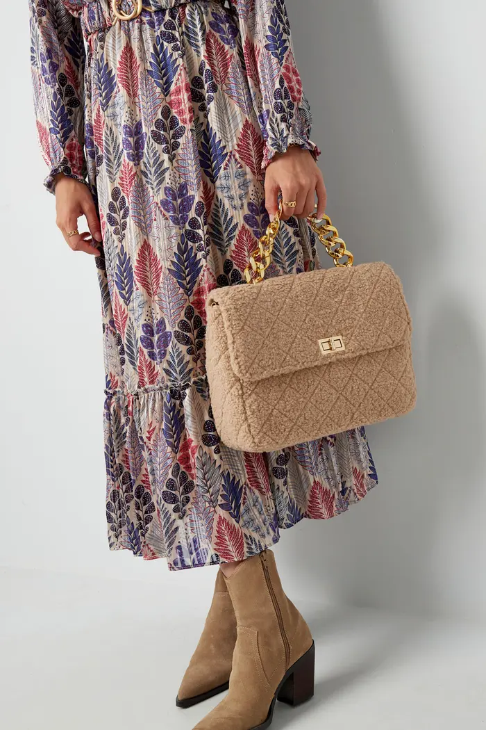Handtas Flap Teddy - Beige - Afbeelding 2