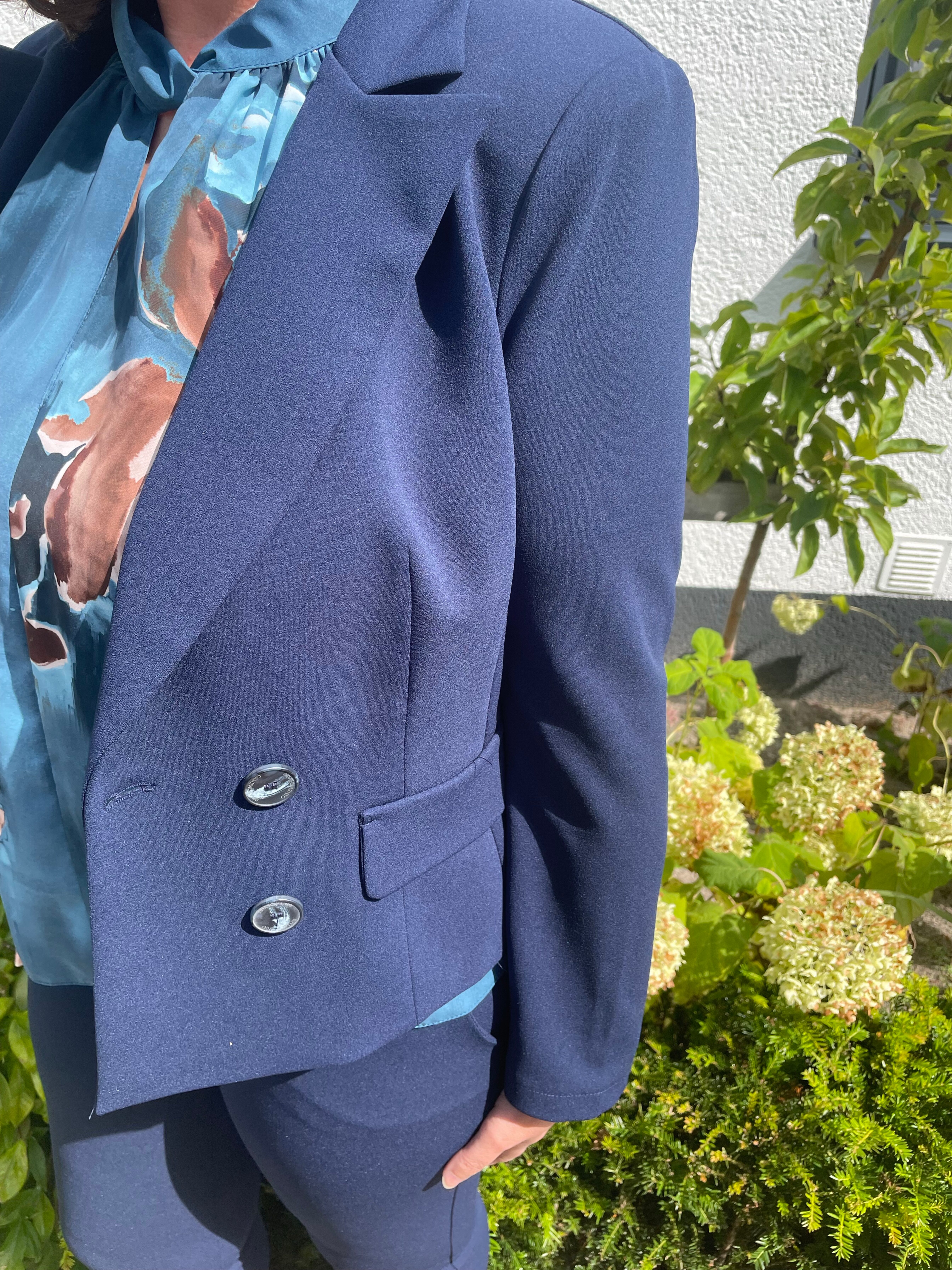 Rinascimento - Blazer Donkerblauw - Afbeelding 4