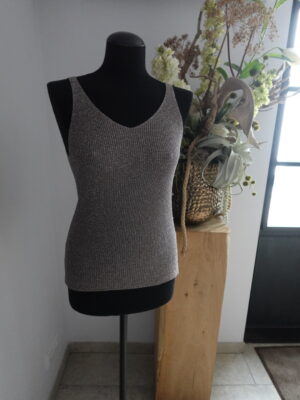 Top Glitter - Taupe