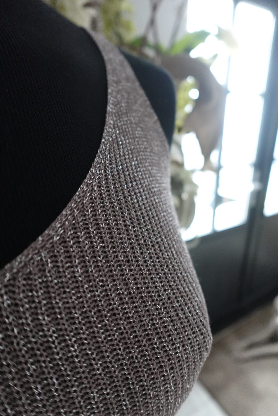 Top Glitter - Taupe - Afbeelding 2