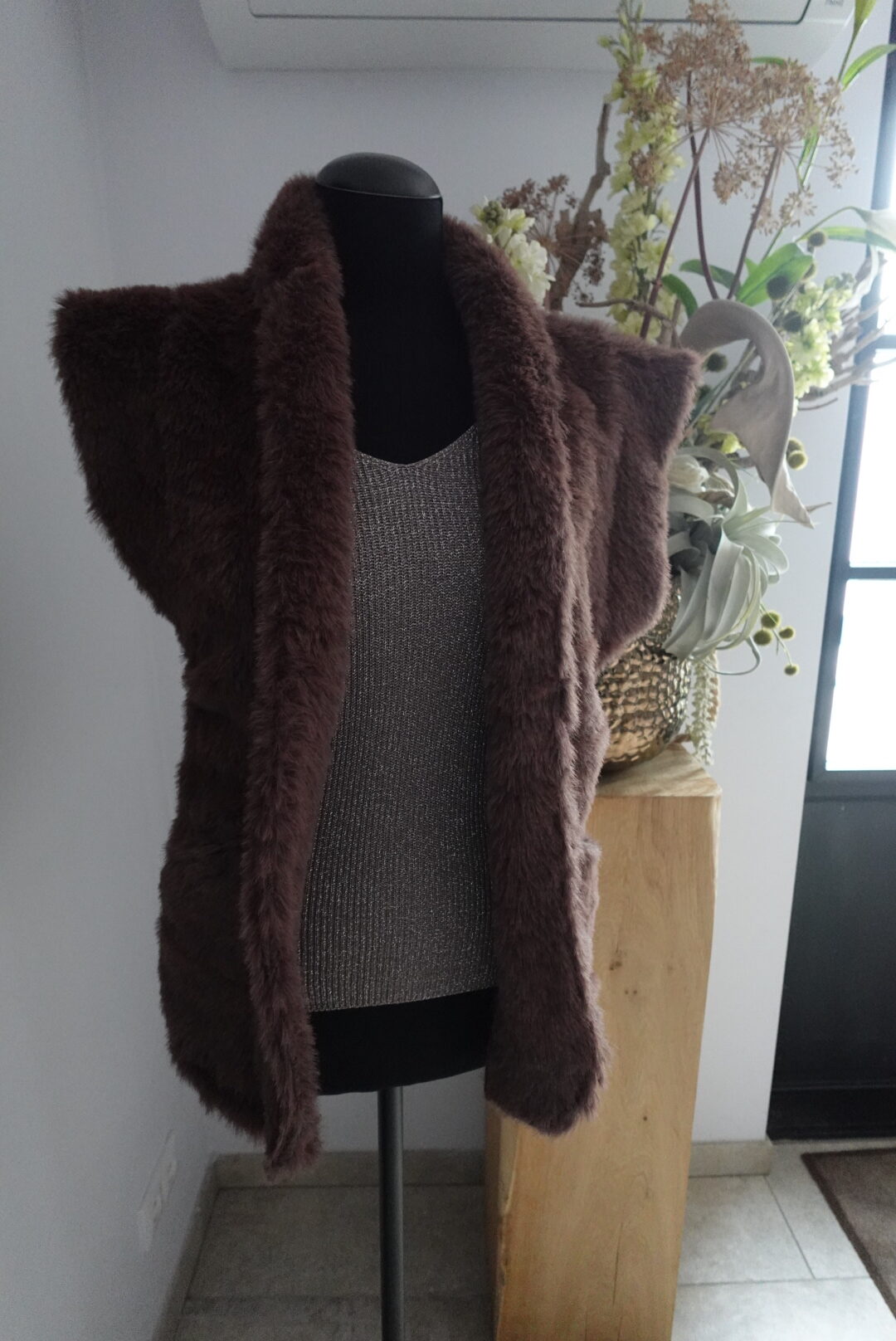 Top Glitter - Taupe - Afbeelding 3