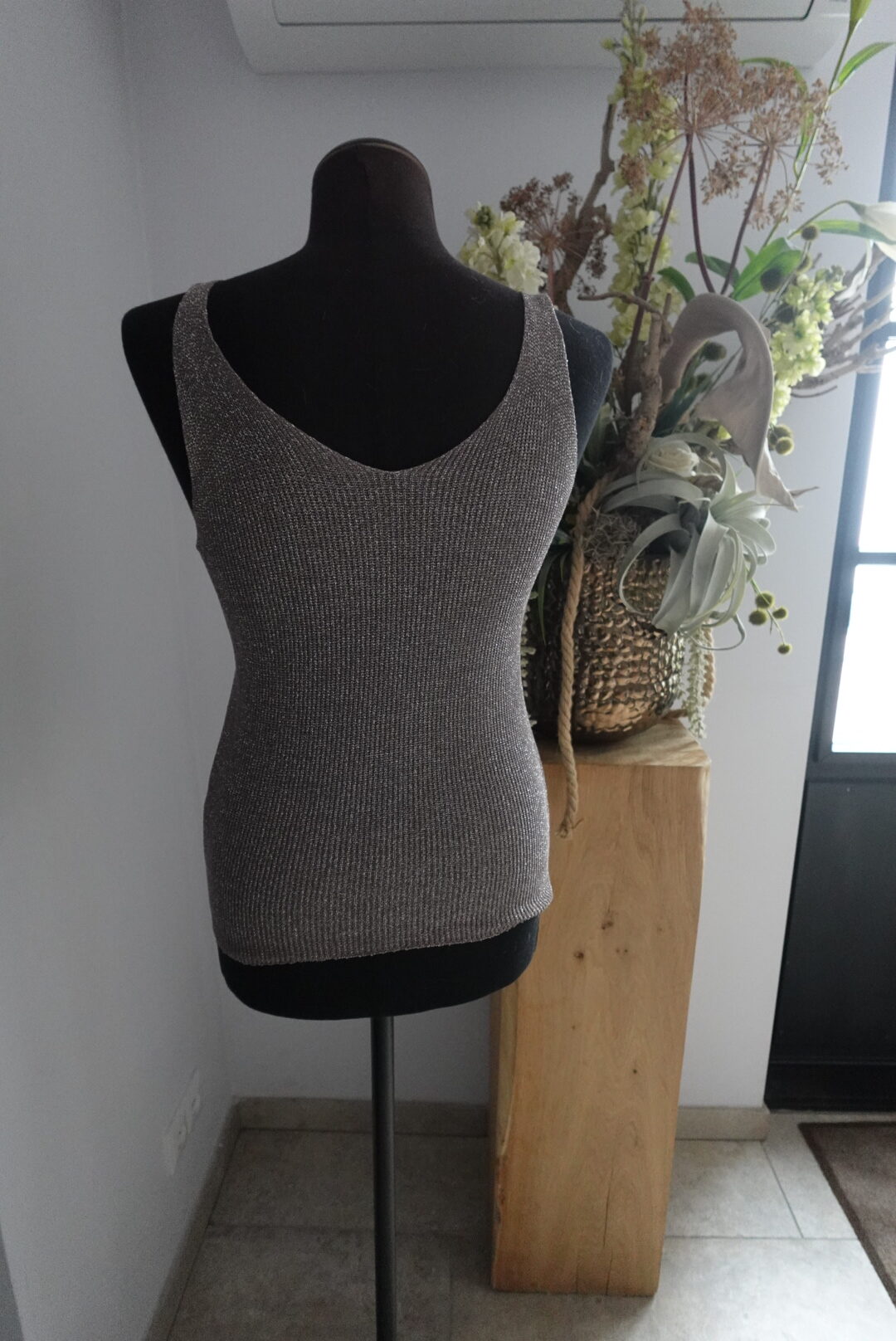 Top Glitter - Taupe - Afbeelding 4