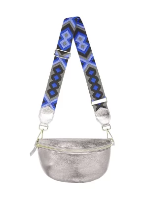 Yehwang Bag with Colored Strap - Silver