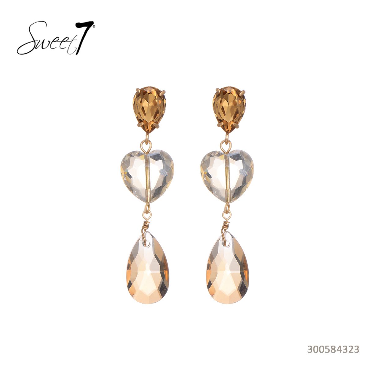Oorbel Diamond Heart