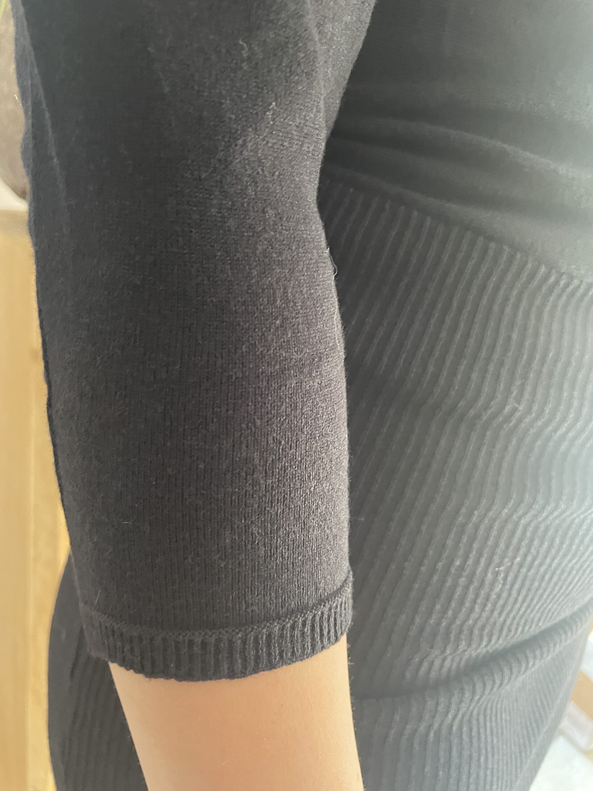 Rinascimento Jurk Knitted Wear - Zwart - Afbeelding 3