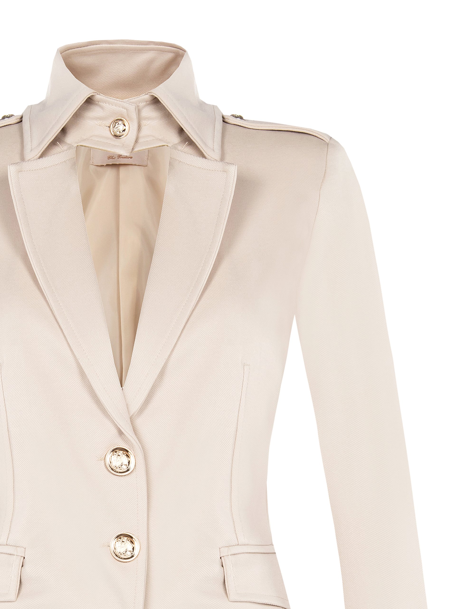 Rinascimento Military Style Jacket - Beige