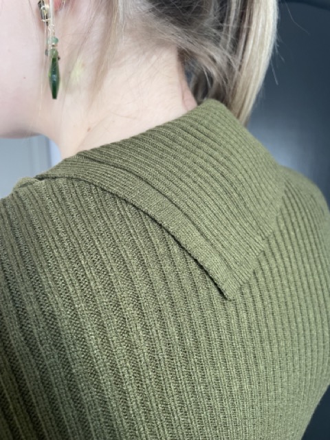 Rinascimento Jurk - Military Green - Afbeelding 5