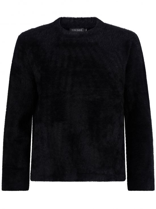 Ydence Knitted Sweater Olivia - Zwart