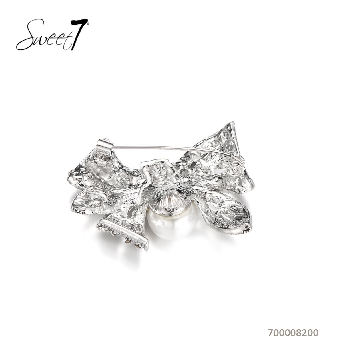 Broche Bow - Zilver