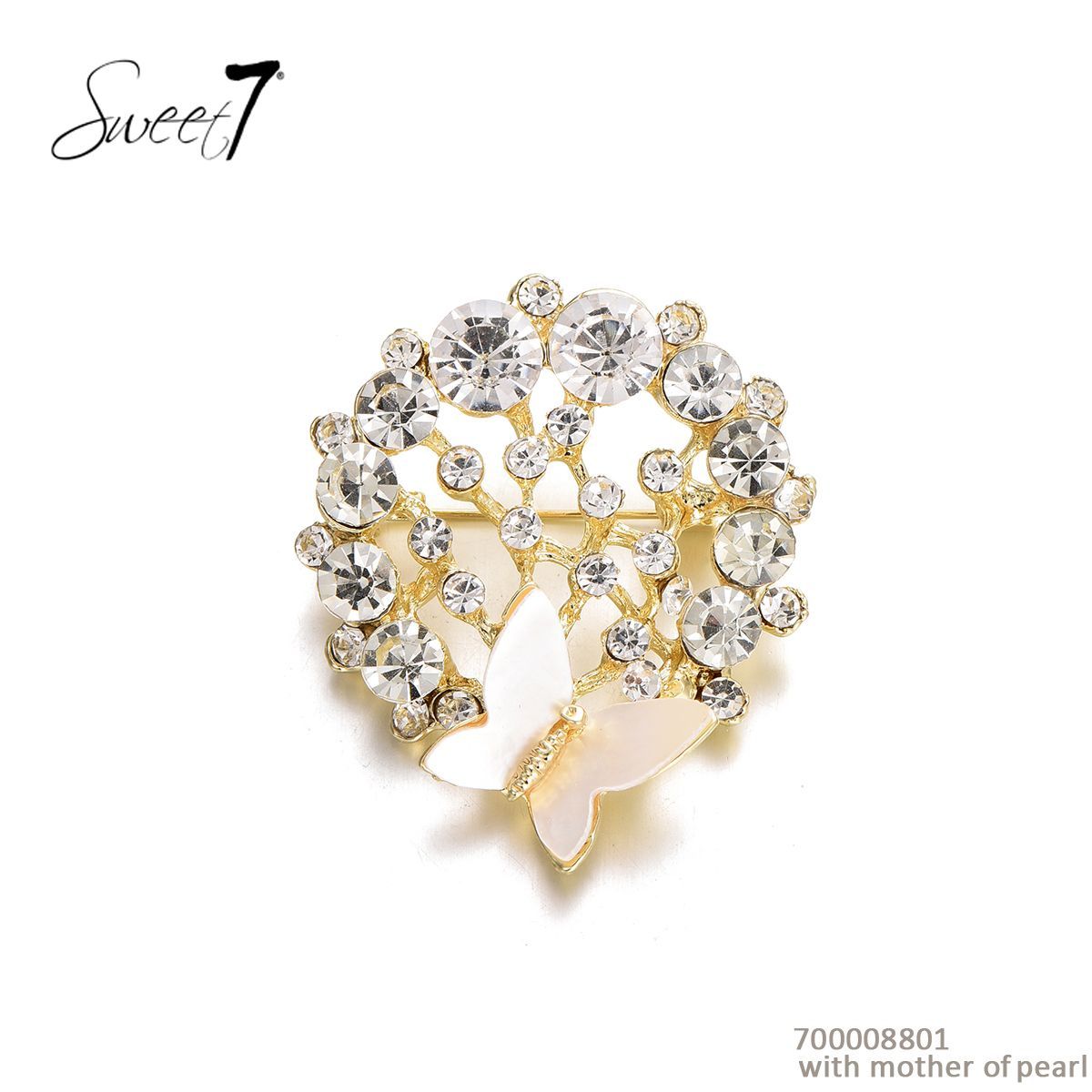 Broche Vlinder - Zilver