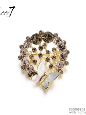 Broche Vlinder - Zwart
