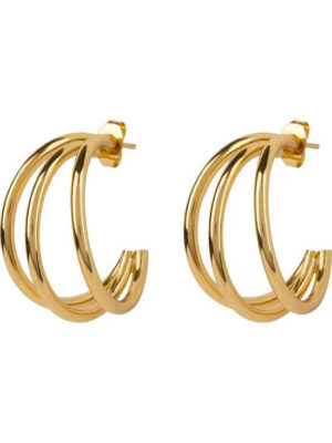 Club Manhattan Oorbel - Triple Stack Hoops