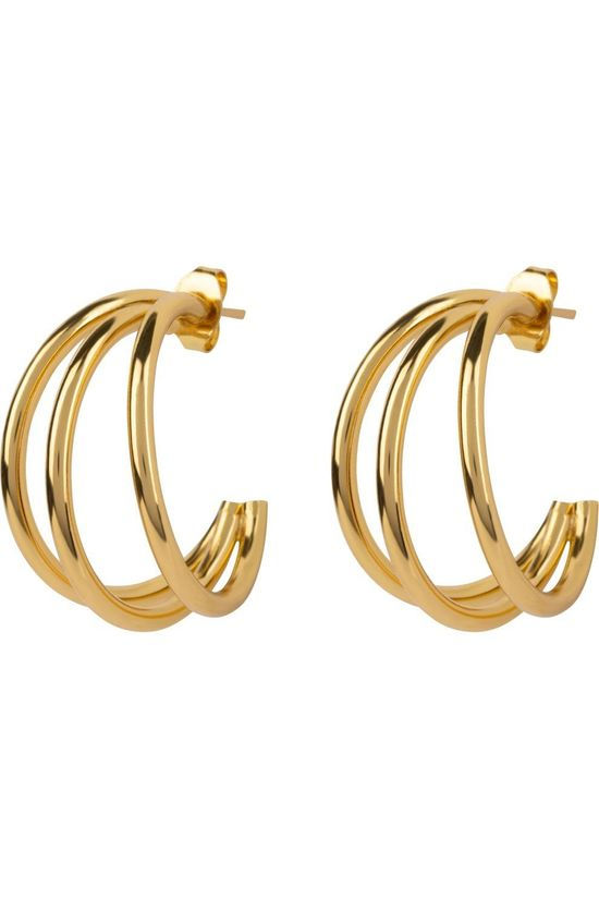 Club Manhattan Oorbel - Triple Stack Hoops