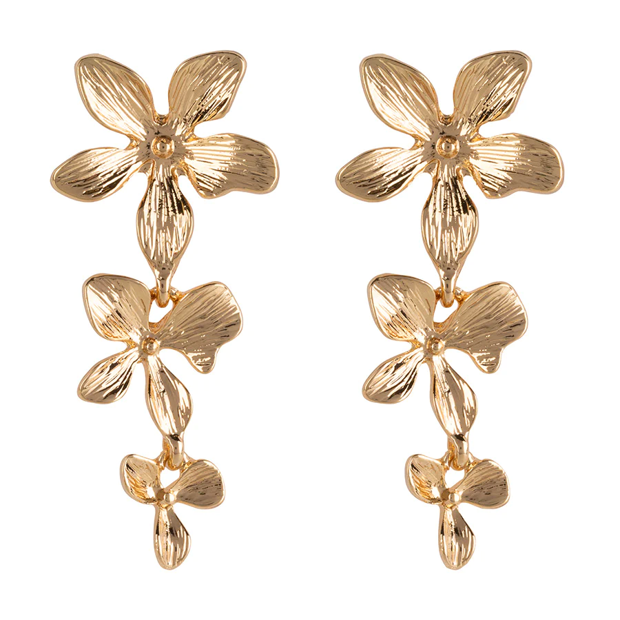 Club Manhattan Oorbel - Dangling Flower Earrings