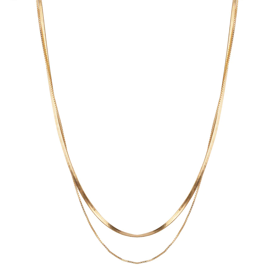 Club Manhattan Ketting - Layered Snake Chain