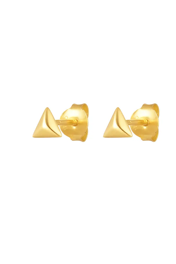 Oorbel Pyramide - Goud