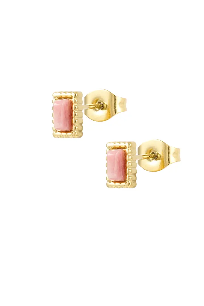 Oorbel Freya - Roze Goud