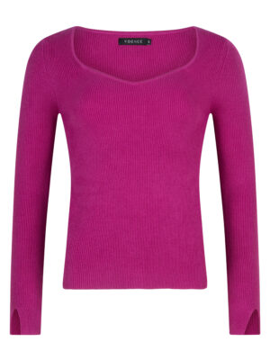 Ydence Knitted top Chiara - Purple