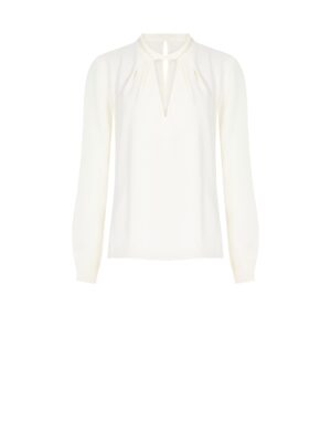 Rinascimento Georgette Blouse - White