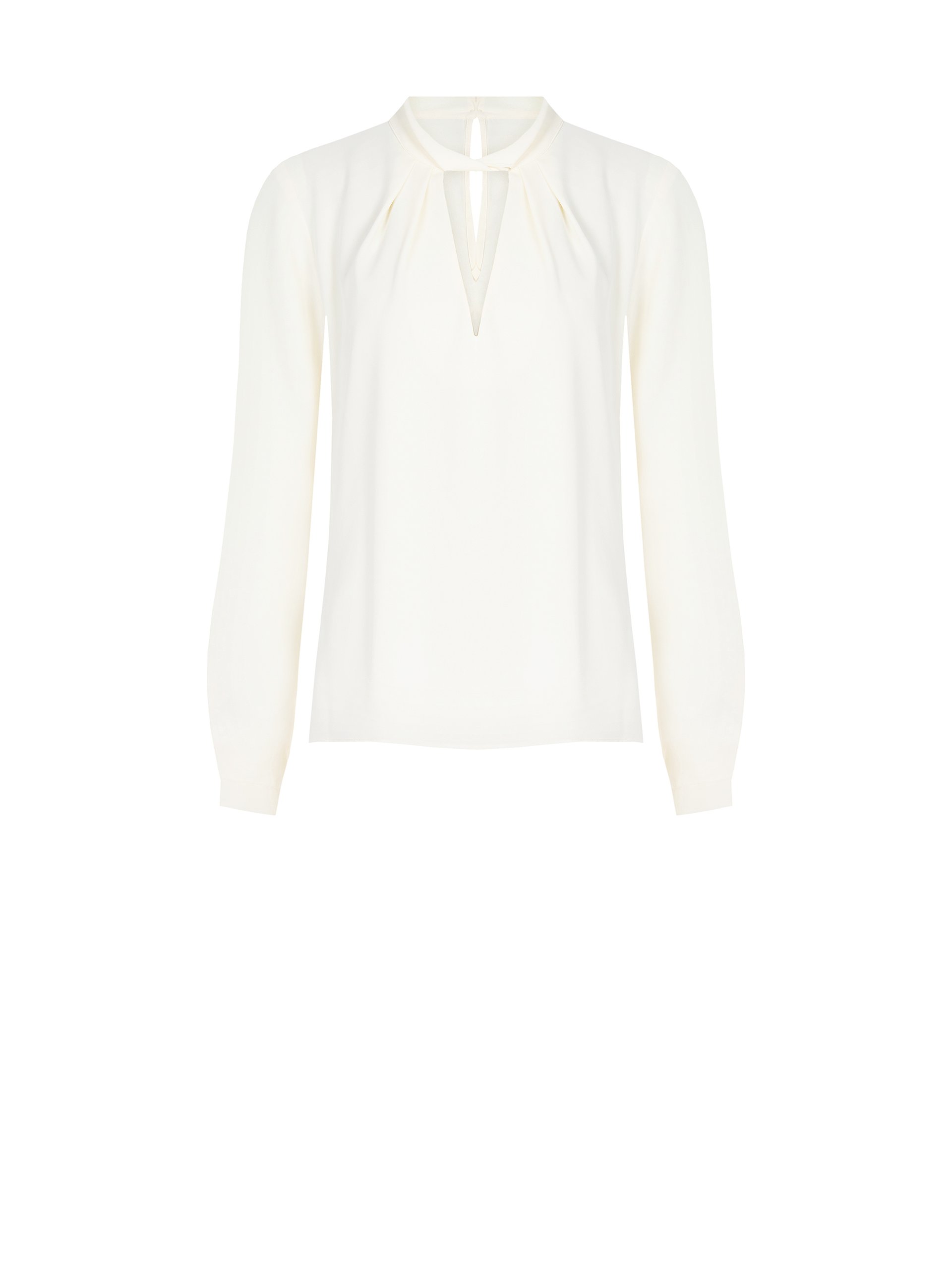 Rinascimento Georgette Blouse - White