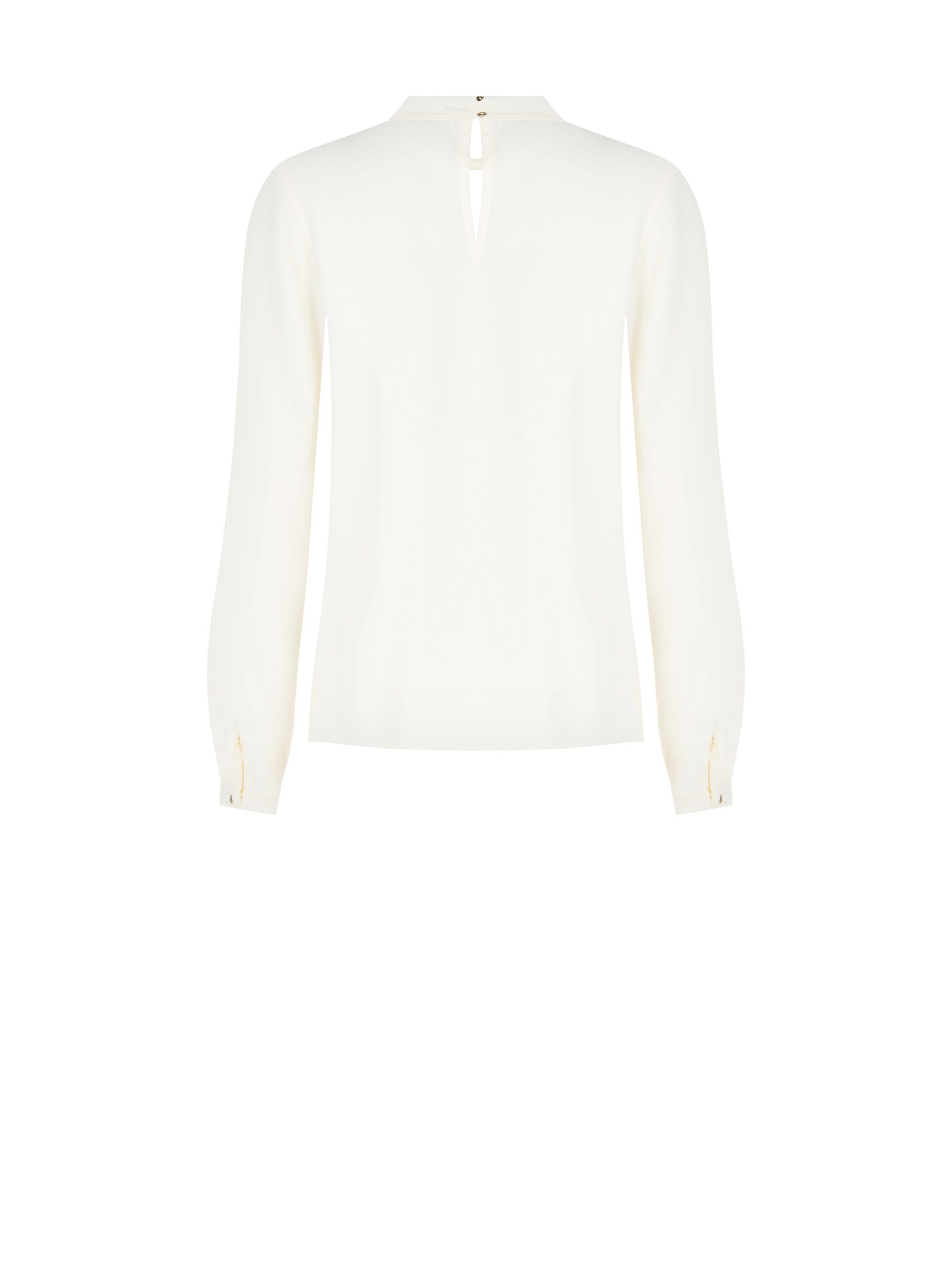 Rinascimento Georgette Blouse - White