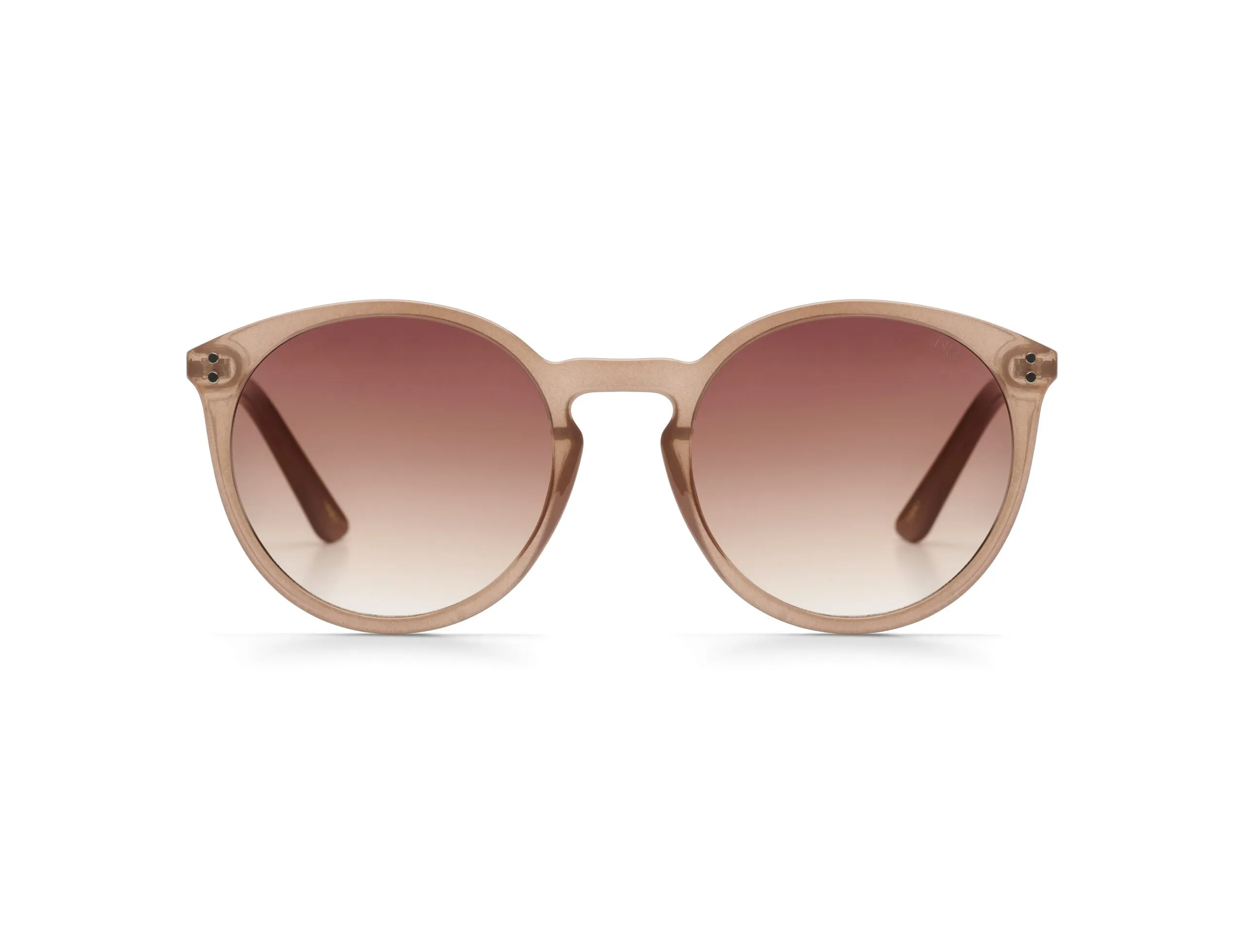 Ikki Fashion - Zonnebril Rosie Transparant Light Taupe/Gradient Brown