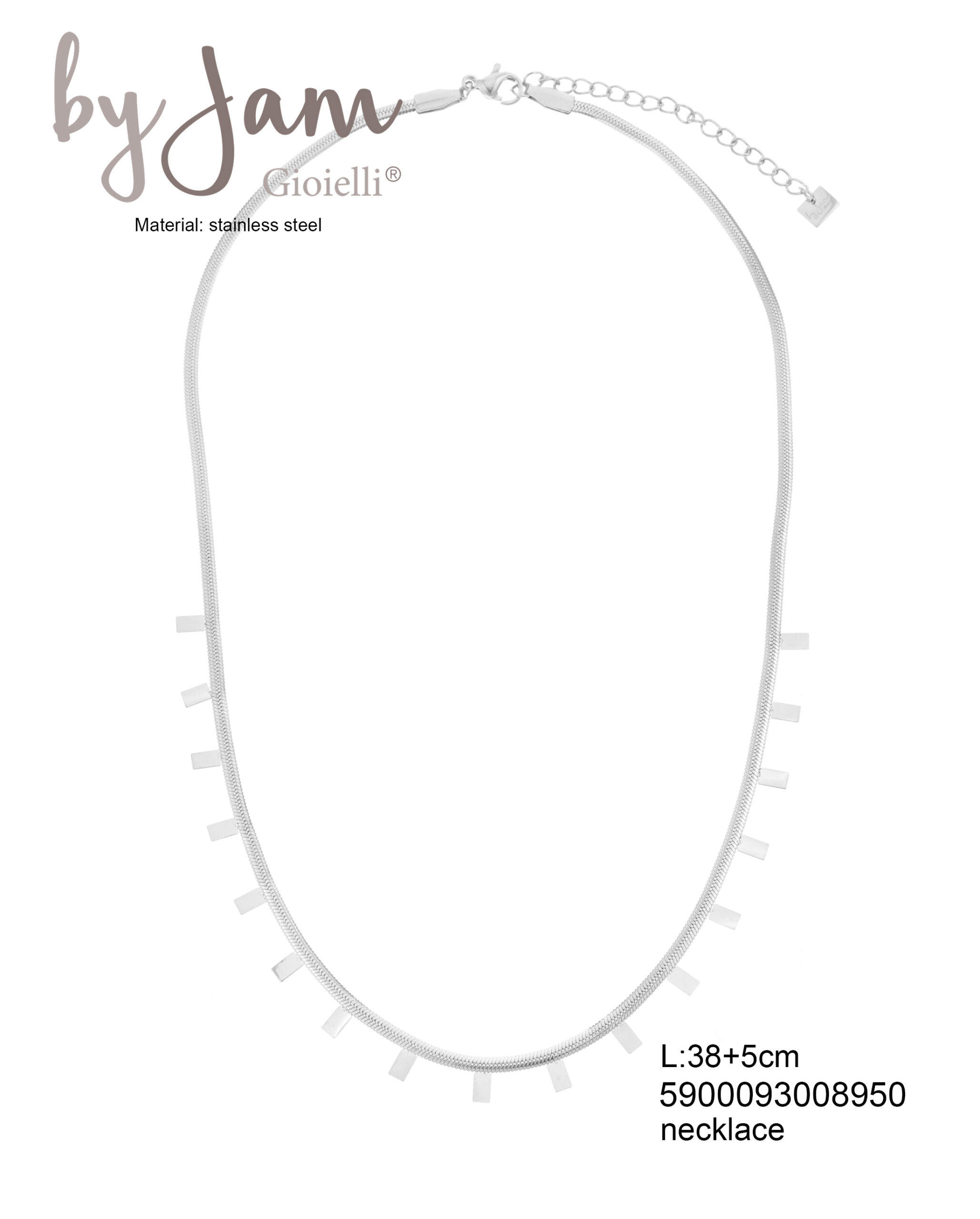 By Jam Ketting Brynn - Zilver