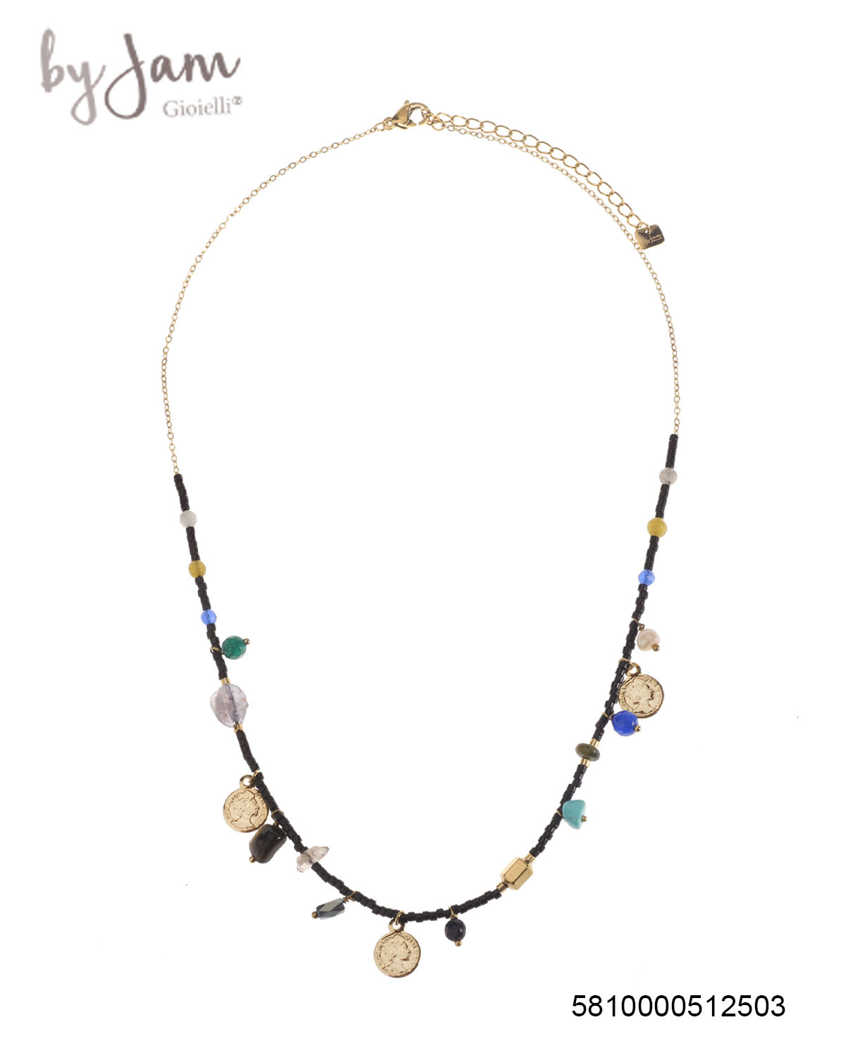 By Jam Ketting Zora - Zwart