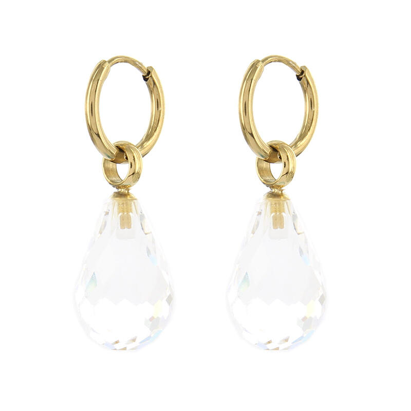 Kalli Jewelry - Oorbel Crystal Goud