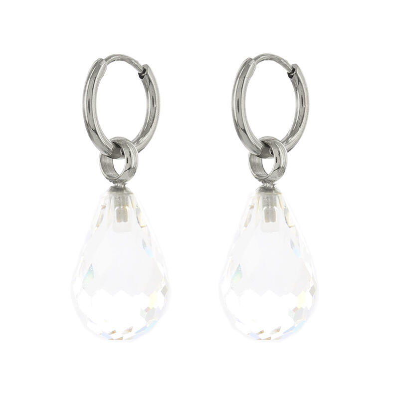 Kalli Jewelry - Oorbel Crystal Zilver