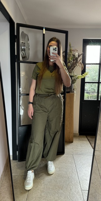 Rinascimento Shirt Flowy - Khaki