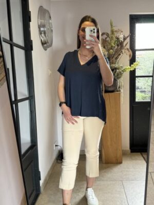 Rinascimento Shirt Plissé - Blue