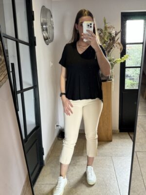 Rinascimento Shirt Plissé - Black