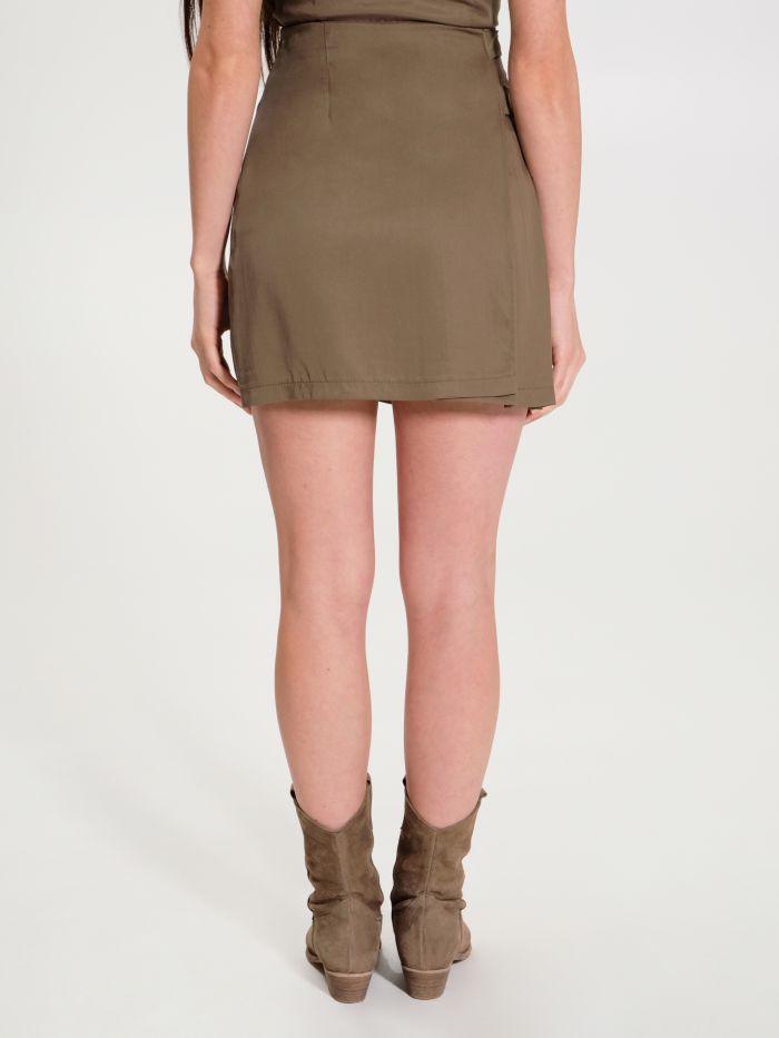 Rinascimento Military Mini Skirt - Khaki - Afbeelding 6