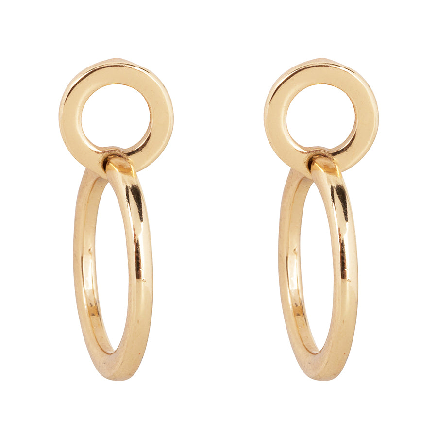 Club Manhattan Oorbel - Twisted Circle Earrings