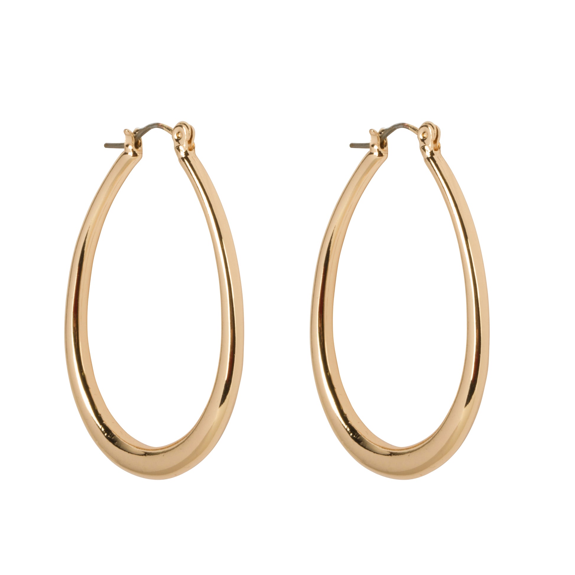 Club Manhattan Oorbel - Oval Hoops