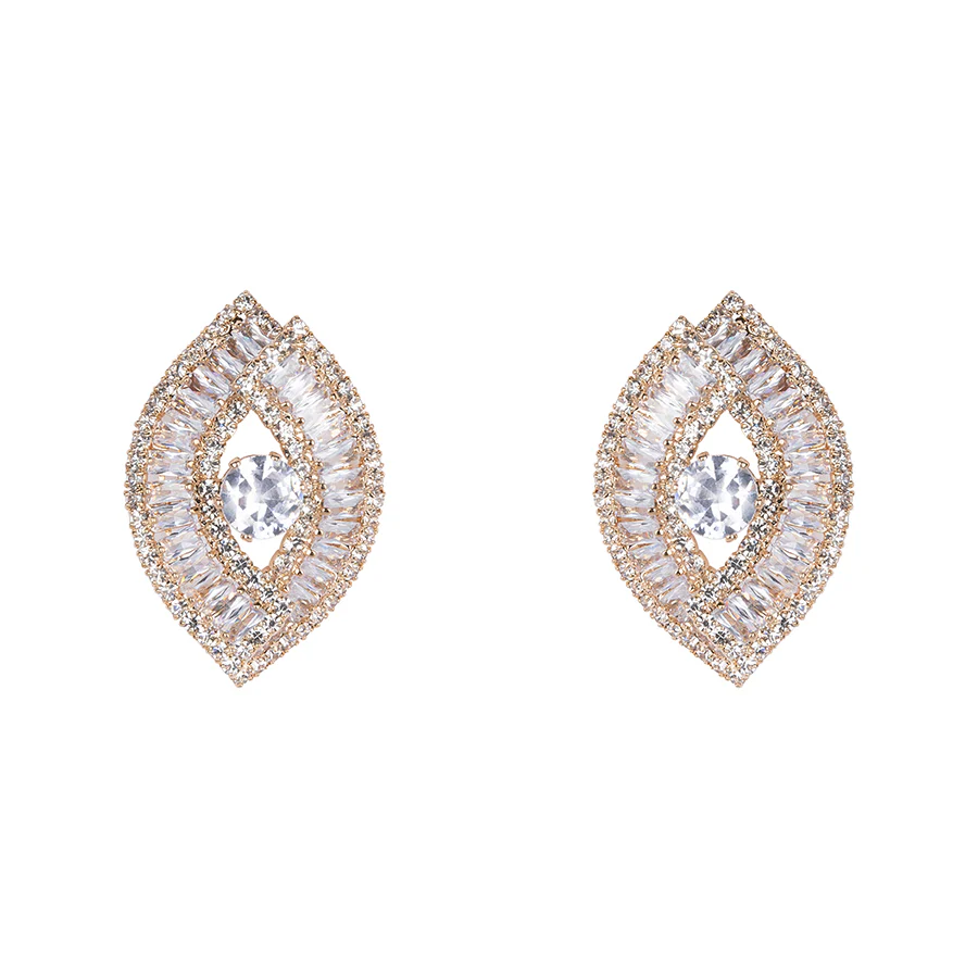 Club Manhattan - Serenity Studs Gold