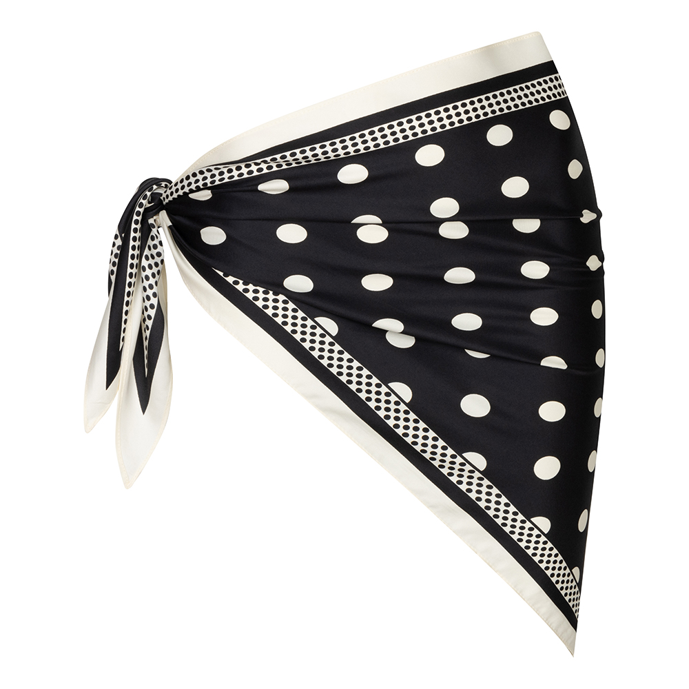 Club Manhattan - Dottie Dot Scarf Black