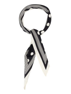 Club Manhattan - Dottie Dot Scarf Black