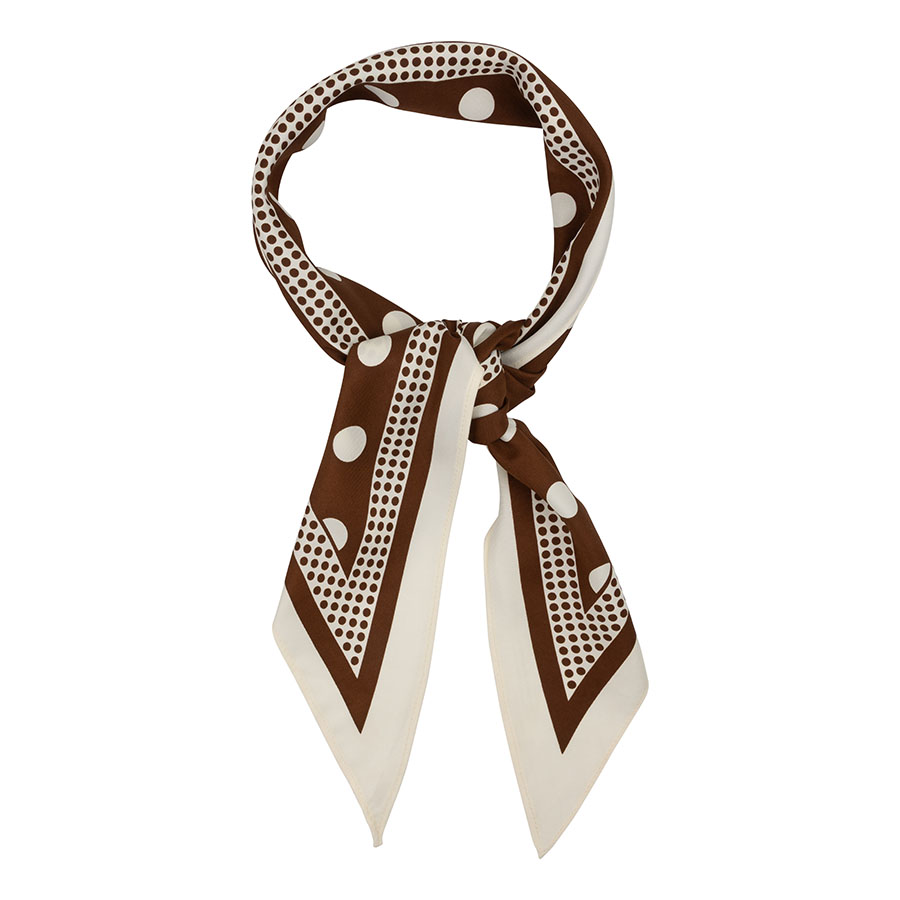Club Manhattan - Dottie Dot Scarf Brown - Afbeelding 3