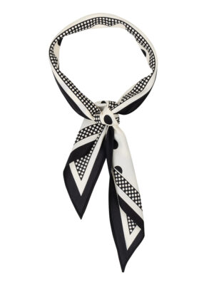 Club Manhattan - Dottie Dot Scarf White