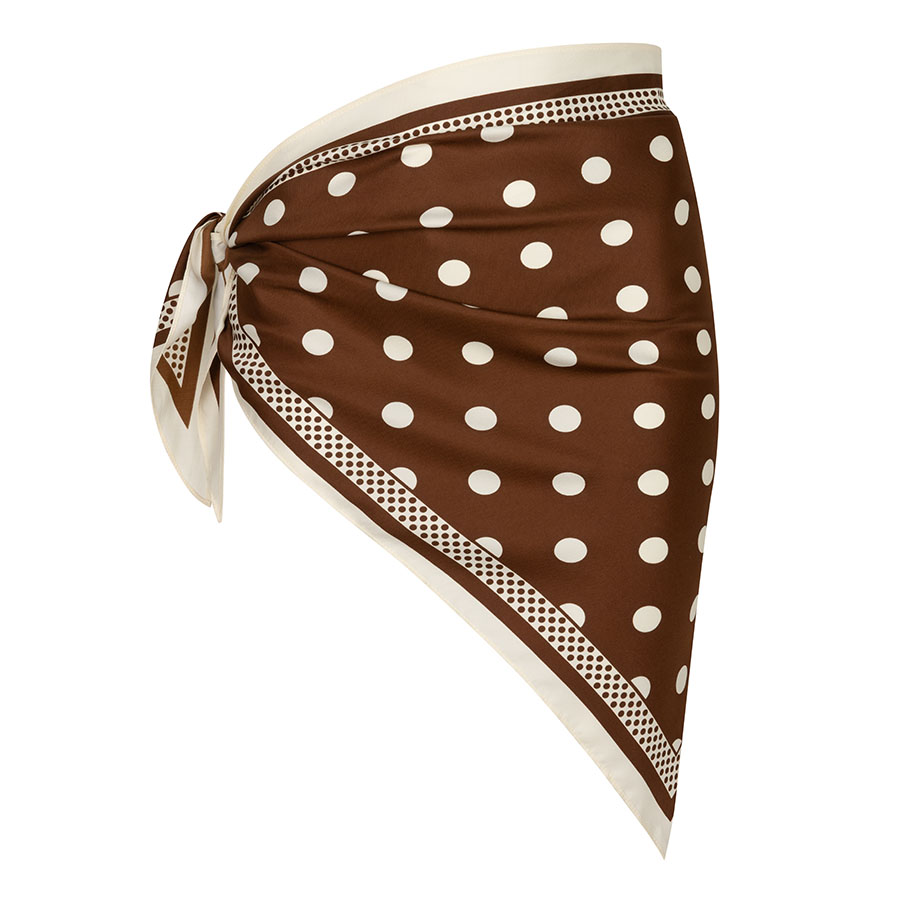 Club Manhattan - Dottie Dot Scarf Brown - Afbeelding 2