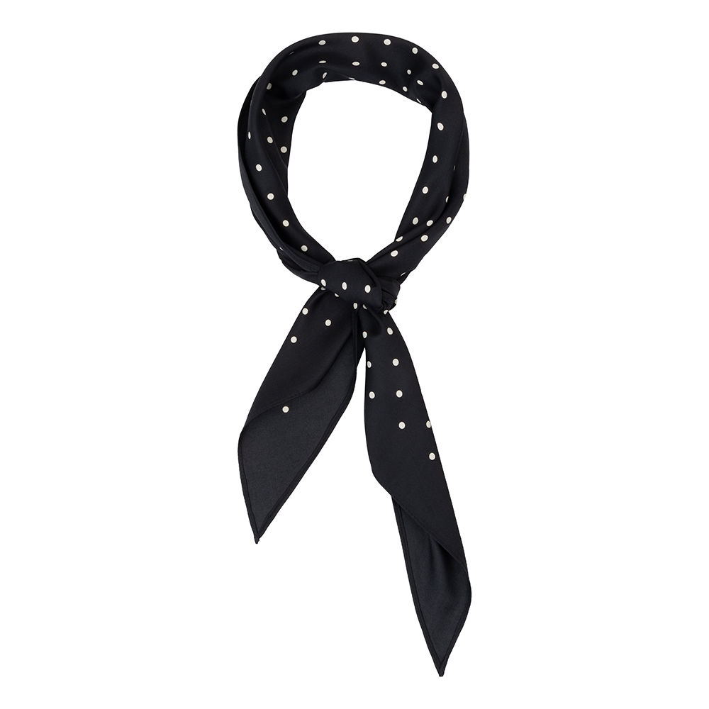 Club Manhattan - Polka Dot Scarf Black - Afbeelding 4