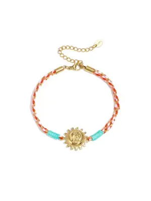 Armband Las Palmas - Goudkleur/Zon