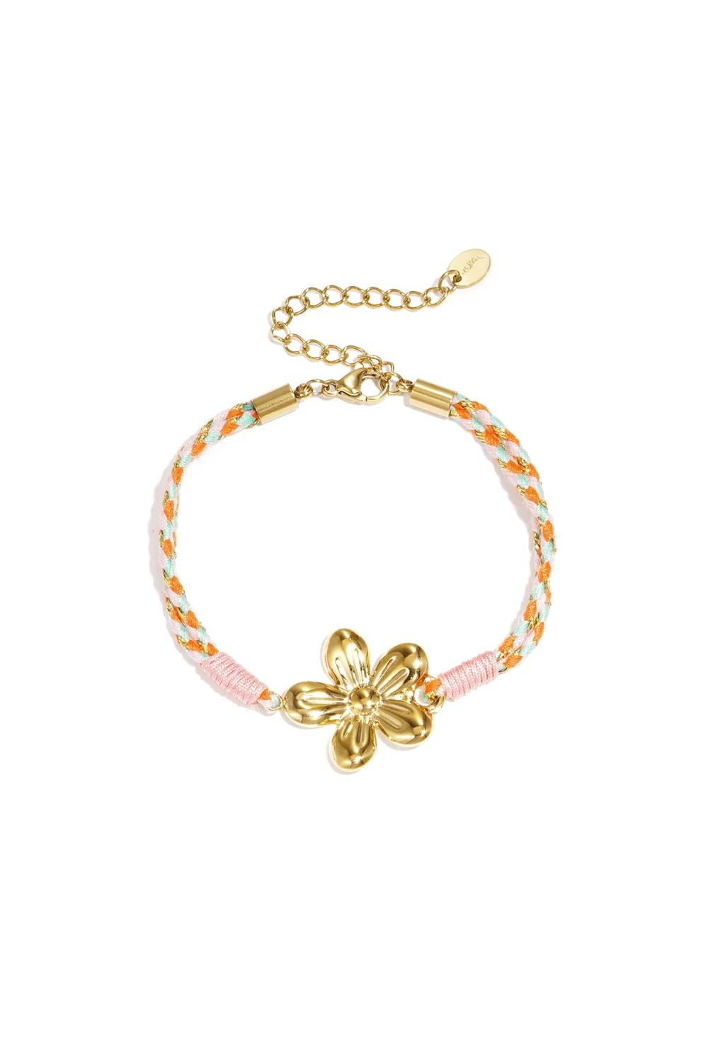 Armband Las Palmas - Oranje/Bloem