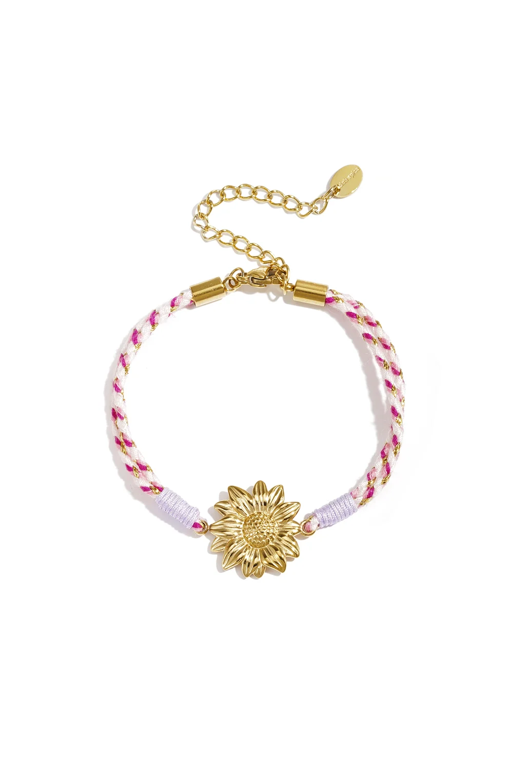 Armband Las Palmas - Roze/Zonnebloem