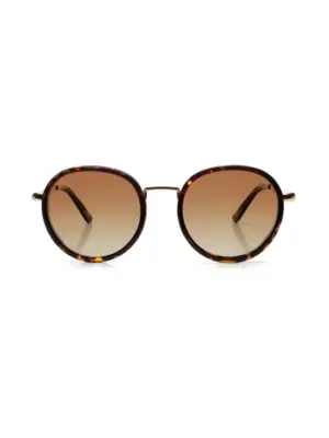 Ikki Fashion - Zonnebril Bibi Dark Turtle/Gradient Brown