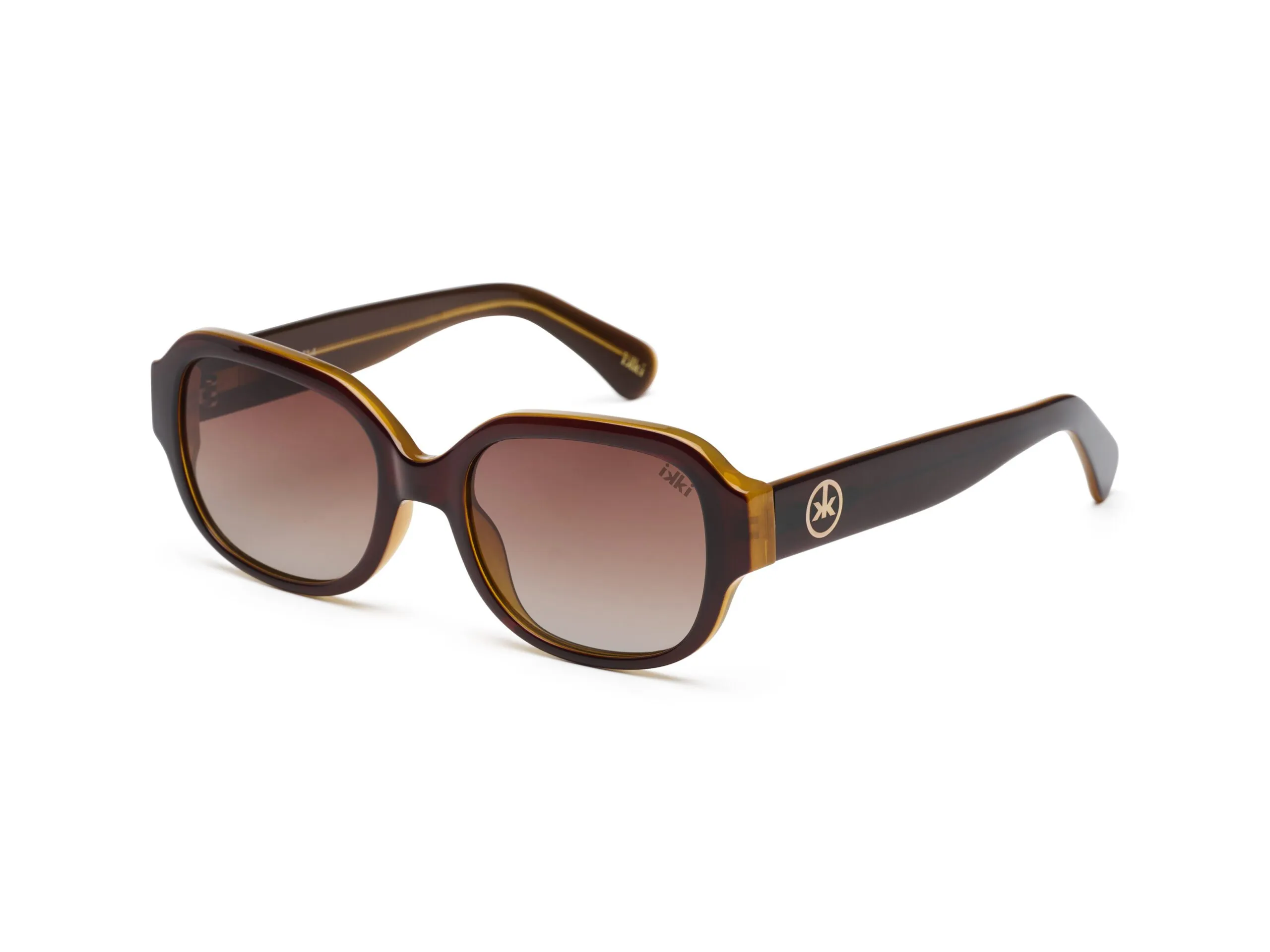 Ikki Fashion - Zonnebril Colette Brown Gold/Gradient Brown