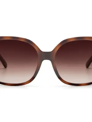 Ikki Fashion - Zonnebril Madeleine Flamed Brown/ Gradient Brown